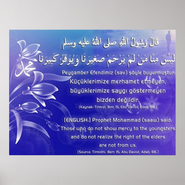 40 Hadith Artworks-6a / (TR:) 40 Hadis Eserleri-6a Poster (Framsidan)