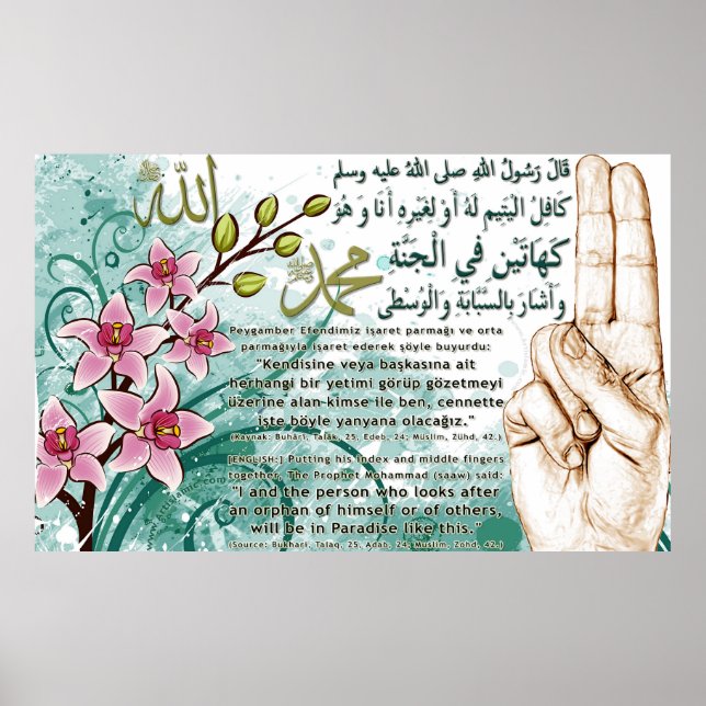 40 Hadith Artworks-7 / (TR:) 40 Hadis Eserleri-7 Poster (Framsidan)
