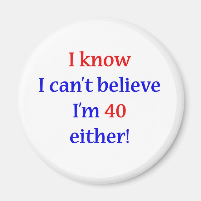 40 MAGNET (Framsidan)