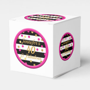 40 och den sagolika vitmuffinen boxas presentaskar