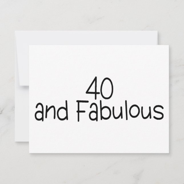 40 och Fabulous 2 (Framsida)