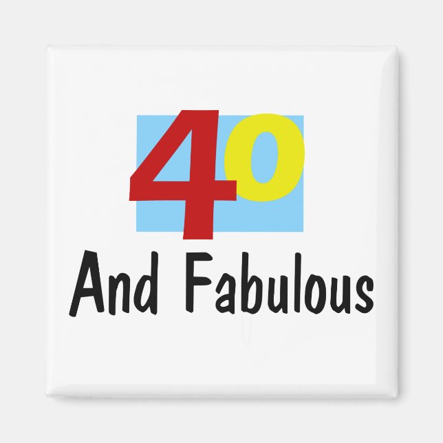 40 och Fabulous Magnet (Framsidan)