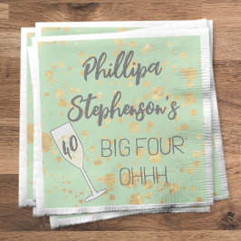 40 och Fabulous. Pappersservett