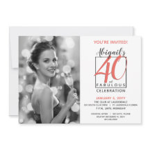 40 och Fakulöst valfritt nummer på födelsedagen, s