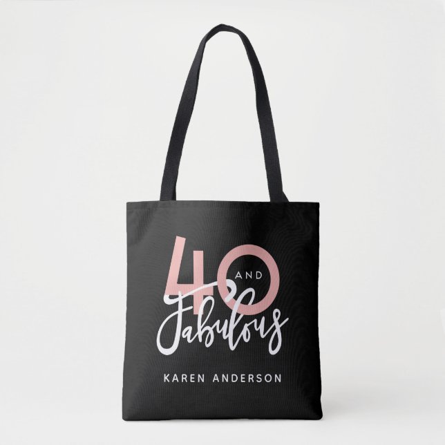 40 och fantastisk väska (Framsida)