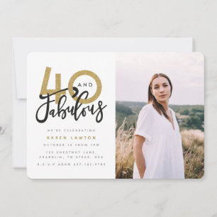 40 och fantastiska fotoinbjudan till födelsedagsfe inbjudningar