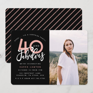 40 och fantastiska fotoinbjudan till födelsedagsfe inbjudningar