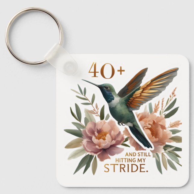 40+ och fortfarande med min skjutnyckelkedja nyckelring (Framsida)