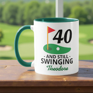40 och fortfarande Swinging, 40:e födelsedagen Gol Mugg