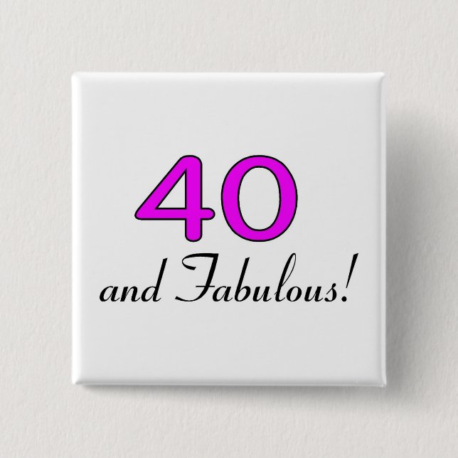 40 och sagolika rosor knapp (Framsida)