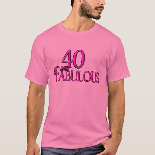 40 och sagolikt t shirt (Framsida)