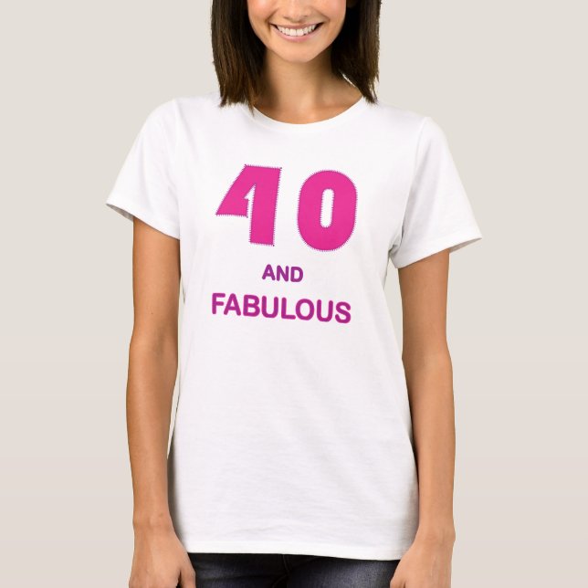 40 och sagolikt tee shirt (Framsida)
