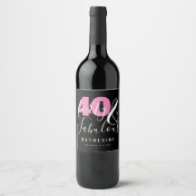 40 och uppmjukande Elegant 40:e födelsedagen Party