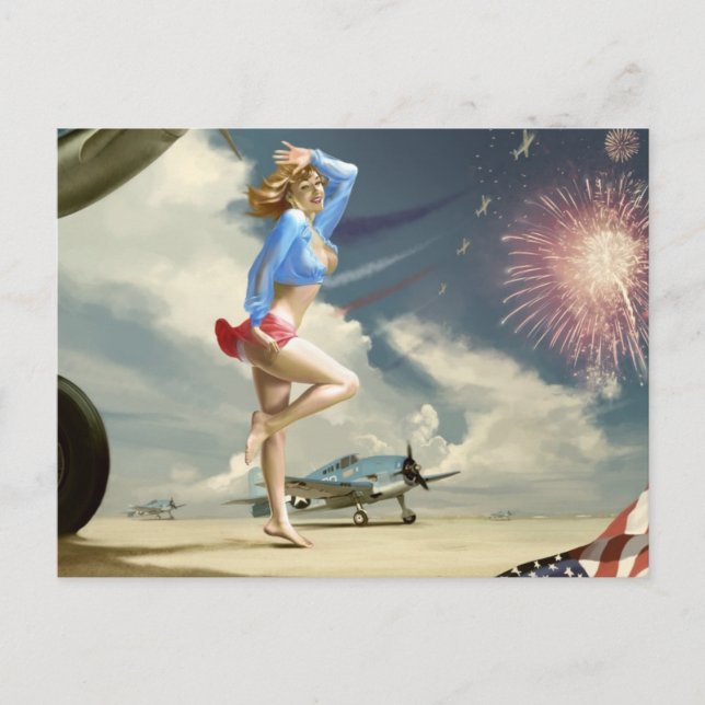 40 Pinup, vykort (Framsida)