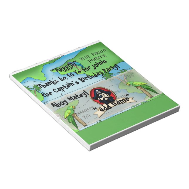 40 Pirat: Förmånsförmån för Candy Pub Wrapper Part Anteckningsblock (Vinklad)