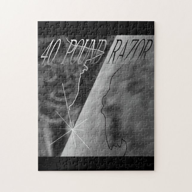 40-pound rakutlösning för rakhyvel pussel (Vertikal)