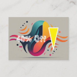 40 procent otroliga besparingar! rabattkort