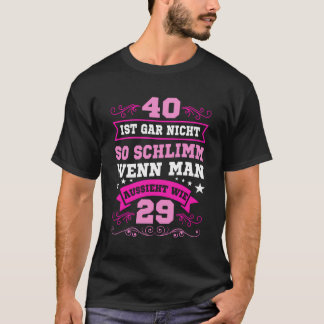 40 Rundfödelsedag T Shirt