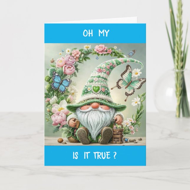 **40** SER GRYMT BRA UT PÅ DIG! GRATTIS PÅ FÖDELSE KORT (Framsida)