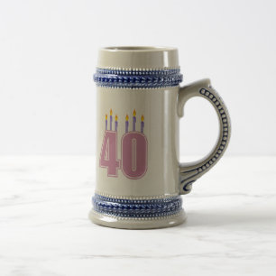 40 stearinljus (rosor/lilor) sejdel