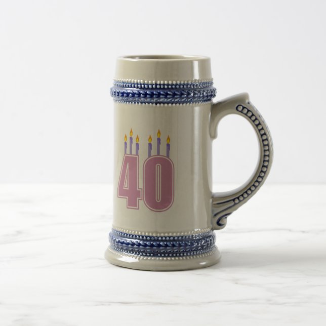 40 stearinljus (rosor/lilor) sejdel (Höger)