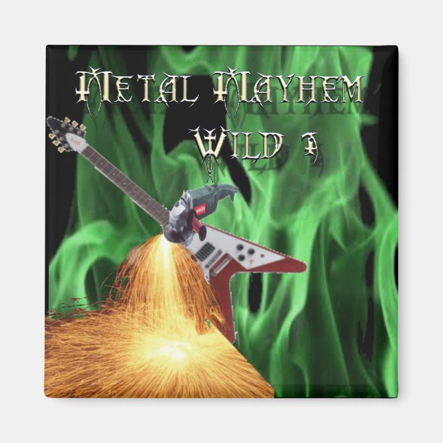 40 Sten Metall Mayhem Show Magnet (Framsidan)