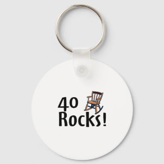40 Sten Nyckelring