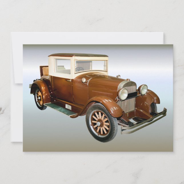 40-talets Vintage Automobile - Transport (Framsida)