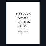 40-tums x 50-tums stora Poster i Extra - Porträtt<br><div class="desc">Anpassa kortet i Mallen. När du är klar med redigeringen hämtar du filen i JPG-format (glöm inte att aktivera utfallsalternativet). Ladda upp designen här genom att klicka på den blå "Anpassa"-knappen.</div>