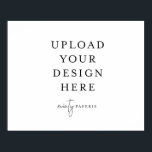 40 x 50 tum stor Poster i Extra - liggande<br><div class="desc">Anpassa kortet i Mallen. När du är klar med redigeringen hämtar du filen i JPG-format (glöm inte att aktivera utfallsalternativet). Ladda upp designen här genom att klicka på den blå "Anpassa"-knappen.</div>