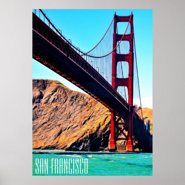 40 X 55 CANVAS GLOSS GOLDEN GRIND BRIDGE POSTER (Framsidan)