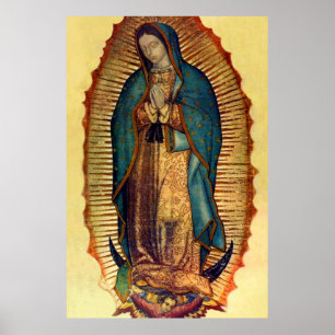 40 x 60 Vår Dam Guadalupe Poster Skriv ut Bild