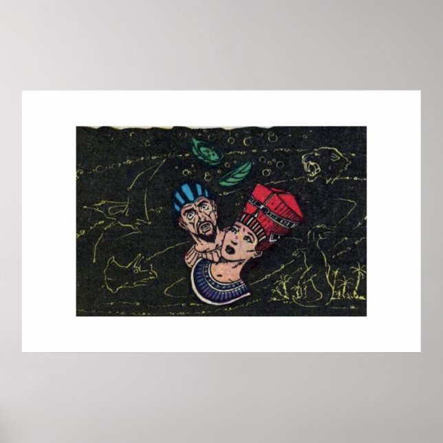 40s tecknader för skräckvintage | gammal, klassisk poster (Framsidan)