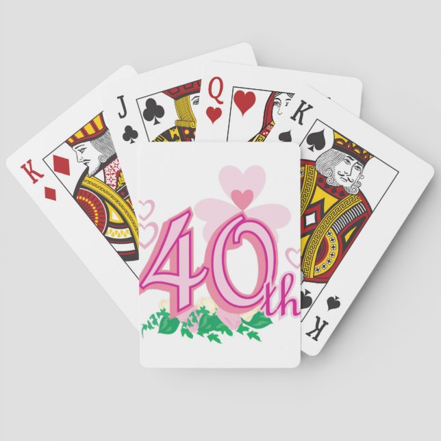 40th årsdag casinokort (Baksidan)
