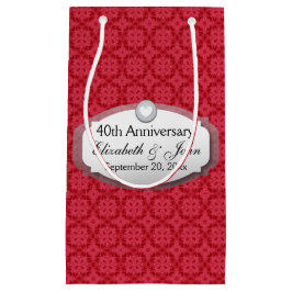 40th ÅrsdagbröllopsdagRuby röd Z061