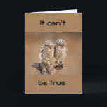 ***40th BIRTHDAY "HOOTS" FÖR DIG*** KORT<br><div class="desc">TACK FÖR ATT JAG STOPPADE MED 1 AV MINA 8 LAGRINGAR!!!!!!</div>