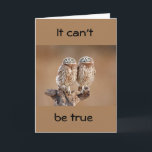 ***40th BIRTHDAY "HOOTS" FÖR DIG*** KORT<br><div class="desc">TACK FÖR ATT JAG STOPPADE MED 1 AV MINA 8 LAGRINGAR!!!!!!</div>