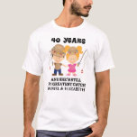 40th Bröllopsdaggåva för honom Tee<br><div class="desc">Denna roligt "40 år och shes stillar min största fångar" gåvan är en underbar gåvaidé för en make på din årsdag. Fira 40 år samman med en themed skjorta för rolig fiskare som du kan personifiera med hans och hennes namn.</div>