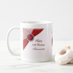 40th Bröllopsdagmugg Kaffemugg