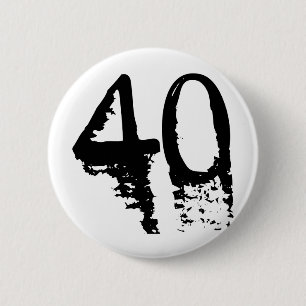 40th Födelsedag Knapp