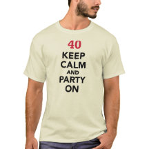 40th födelsedagbehållalugn och party på