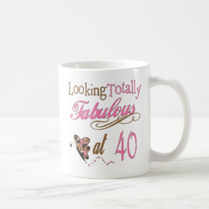 40th Födelsedaggåvor Kaffemugg