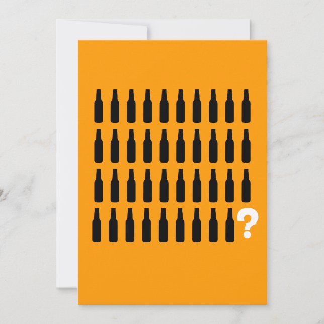 40th Födelsedaginbjudningar - öljubel! Inbjudningar (Framsida)