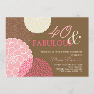 40th FödelsedagsfestInbjudan 40 och sagolikt! Inbjudningar