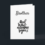 **40th MEANS IN THE 40 ZONE** BROTHER'S BIRTHDAY Kort<br><div class="desc">YOU HAVE A BROTHER THAT IS TURNING ***40*** AND YOU WISH TO GIVE HIM A "COOL UNIQUE CARD" TO LET HIM KNOW WITH SOME "HUMOR" HOW MUCH YOU WISH HIM A "40 ZONE" BIRTHDAY!!!! WITH LOVE :)</div>