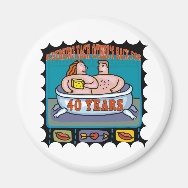 40thweddinganniversaryb5 magnet (Framsidan)