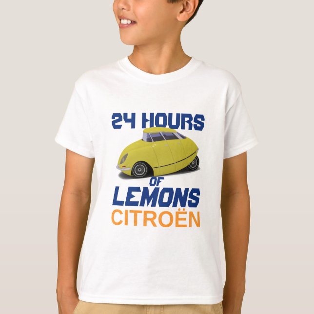 41111s - 24 TIMMAR av CITRONER Citroën T Shirt (Framsida)