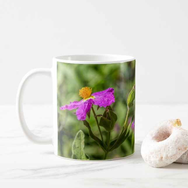 4111-Rosa Flower Mugg (Med munk)