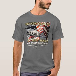 412-användarhelikopterpilot Huey-familjen T Shirt