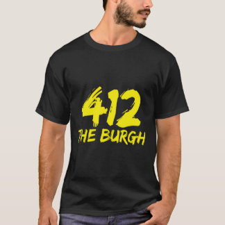 412 Burgh Hooded Pittsburgh Pa T Shirt